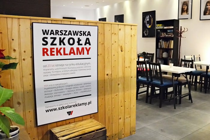 Wystawa uczniów WSR w klubokawiarni Kubek i Ołówek, fot. Katarzyna Boszko