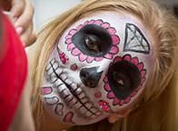 Sugar Skull - warsztaty charakteryzacji z Agnieszką Wojciechowską. Fot. Anita Kot