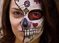 Sugar Skull - warsztaty charakteryzacji z Agnieszką Wojciechowską. Fot. Anita Kot