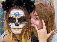 Sugar Skull - warsztaty charakteryzacji z Agnieszką Wojciechowską. Fot. Anita Kot