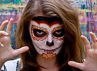 Sugar Skull - warsztaty charakteryzacji z Agnieszką Wojciechowską. Fot. Anita Kot