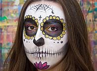 Sugar Skull - warsztaty charakteryzacji z Agnieszką Wojciechowską. Fot. Anita Kot