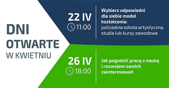 Dni Otwarte w WSR, 22.04 i 26.04 