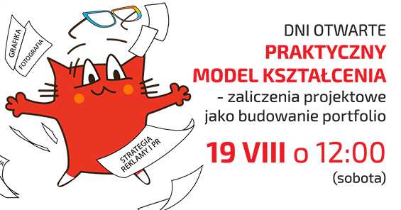 Praktyczny model kształcenia - zaliczenia projektowe jako budowanie portfolio - Dzień Otwarty, 19.08.2017, godz. 12:00